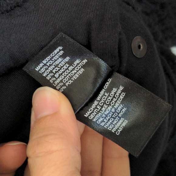 Zella Teddy Bear Fur Hoodie Sz: M NWT $69 Black - Picture 5 of 8